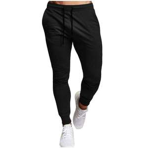 men's pants Regular Fit Sport Joggers Casual black <b>trousers</b> side Pockets Tapered Gym Corduroy Breathable <b>Trouser</b> for men - Product Image 1