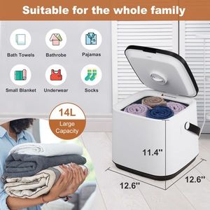 Luxury Cute Electric Towel Warmer for Bathroom 14 Liter Capacity Spa Towel Rack with Timer Cute and Convenient - Product Image 3