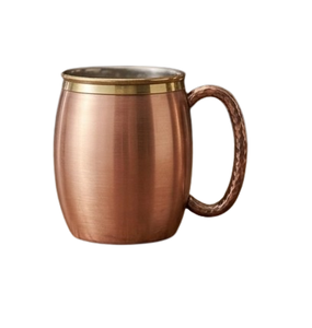 Tasse à Julep en cuivre avec base dorée pour la maison, tasse à Julep en métal pour boissons glacées, verre à cocktail pour servir des boissons glacées - Product Image 3