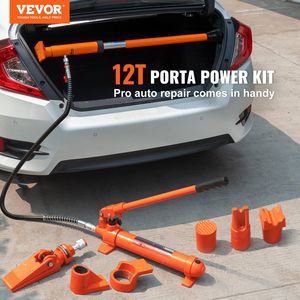 Kit Porta Power da 12 Tonnellate, Martinetto Idraulico Portatile per Auto con Tubo dell'Olio da 4,6 Piedi/1,4 m, per Riparazione Carrozzeria, Valigetta di Stoccaggio Inclusa - Product Image 2