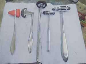 Kit de marteau de réflexe Babinski manuel tendance en acier inoxydable allemand réutilisable pour procédures neurochirurgicales certifié CE ISO chirurgical - Product Image 2