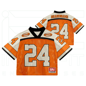 Boxy Fit <b>Streetwear</b> Drop Shoulder Tee Cropped Jersey Men <b>90s</b> Vintage Mens Jersey Y2k Shirts Graphic Tees Football Soccer Jersey - Product Image 3