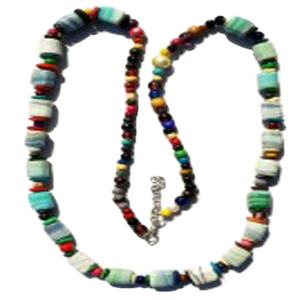 Lamp work Glass Beads Necklace <b>Costume</b> fashion artificial <b>Jewelry</b> Fashion <b>Indian</b> Handmade Handicrafts Jewellery Nk-6690 - Product Image 1