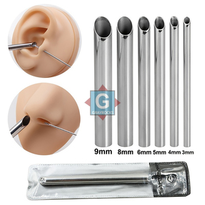 ชุดเครื่องมือผ่าตัดหู คอ จมูก GRAYROCKS ขนาด 9 มม. 8 มม. 6 มม. 5 มม. 4 มม. 3 มม. พร้อมท่อรับและเข็ม  แบบใช้มือ  คลาส II ได้รับการรับรองมาตรฐาน CE - Product Image 2