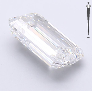 Diamante Cultivado en Laboratorio con Certificación IGI, Corte Esmeralda de 4.35 CT, Color D, Claridad IF, CVD LG 775608605 ROYAL GEMS para Joyería - Product Image 2