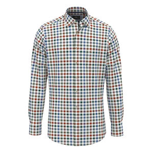 Camisa de franela clásica a cuadros para hombre, forrada de lana, cálida para invierno, manga larga, informal, estilo urbano, con botones, OEM ODM - Product Image 3