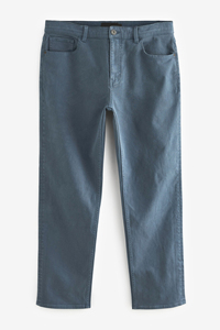 กางเกงขายาวทรงตรงสีน้ำเงินสำหรับผู้ชาย ดีไซน์ล่าสุด คุณภาพส่งออก ย้อมสีแบบ Garment Dyed กางเกงขากว้าง กันน้ำ ระบายอากาศได้ดี สำหรับฤดูใบไม้ร่วง รับผลิตตามสั่งขายส่ง - Product Image 6