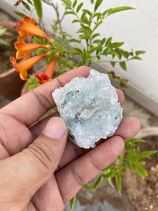 Geoda de Apofilita Natural Transparente, Cristal en Bruto, Clúster de Piedras, Espécimen Mineral para Decoración del Hogar, Colección de Regalos - Product Image 5
