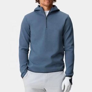 เสื้อฮู้ดซิปครึ่งตัวผู้ชาย ดีไซน์ล่าสุด ผลิตในปากีสถาน สไตล์สตรีท ขายส่งเสื้อฮู้ดซิปครึ่งตัว - Product Image 1