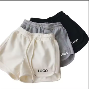 กางเกงขาสั้นลำลองสำหรับผู้หญิงใส่เล่นกีฬาออกกำลังกายช่วงฤดูร้อน ดีไซน์เซ็กซี่กระชับสะโพก เอวยางยืด ระบายอากาศได้ดี ผลิตจากผ้าฝ้าย 100% แห้งเร็ว - Product Image 4