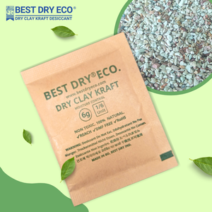 Meilleur déshydratant écologique en argile bentonite naturelle 66g PAC 100% pureté, absorbeur d'humidité, anti-moisissure, produits chimiques en papier - Product Image 5