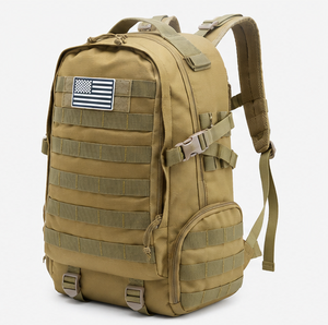 Sac à dos tactique unisexe imperméable en polyester, best-seller, pour la randonnée, le cross-country, les sports de plein air, l'alpinisme, camouflage, fermeture éclair - Product Image 3