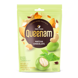 Dragées de chocolat HALAL délicieuses et sucrées en gros, OEM/ODM, bonbons, chocolat au matcha, amandes et noix de cajou enrobées de chocolat 150G, prix attractif - Product Image 1