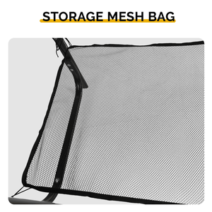 Sedia da regista alta 26 pollici con poggiapiedi, sedia pieghevole portatile da campeggio con portabicchieri e tavolino laterale contenitore - Product Image 6