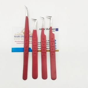 Pince à épiler professionnelle pour extensions de cils, motif cœur 90 degrés, prise parfaite, ne fait pas fondre les cils, pince solide - Product Image 3