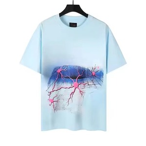 Camiseta Personalizada de Lujo Extra Grande, 100% Algodón, Impresión DTG, Cuello Redondo, Manga Corta, Estilo Hip Hop para Hombre 2026 - Product Image 2