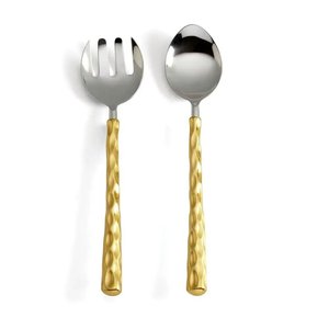 Ensemble de cuillères et fourchettes à salade en métal haut de gamme avec extrémité de manche en forme de cœur pour la maison et les hôtels, en argent - Product Image 6