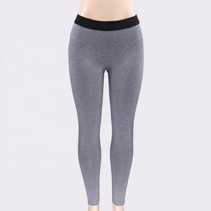 Collants unis pour femmes Leggings taille haute vêtements de sport personnalisés pour femmes de grande taille leggings sans couture vêtements de sport pantalons de yoga - Product Image 2