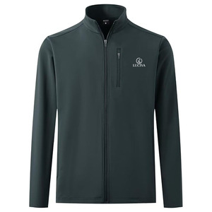 Chaqueta Softshell LUCIVA para Hombre, Corte Ajustado, Lona Recubierta, Cuello Alto, Transpirable, Ecológica, Resistente a la Intemperie, Lista para el Invierno - Product Image 1