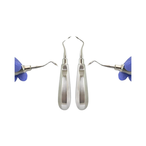 Ensemble de 2 instruments dentaires allemands à manche creux, manuels, pour droitier et gaucher, chirurgicaux - Product Image 2