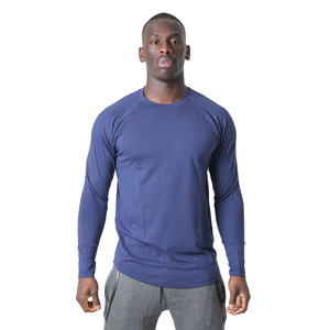T-shirts de sport pour hommes, coupe ajustée, manches courtes, en Spandex/Polyester, séchage rapide, respirants, écologiques, anti-rétrécissement, imprimés par transfert thermique - Product Image 1
