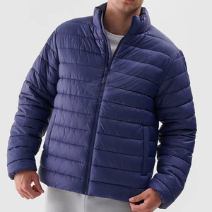 Best Quality Men's Cotton <b>Padded</b> Winter Jacket with Front Logo Breathable Wholesale Price - Product Image 3