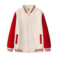 Vestes de sport personnalisées de haute qualité pour hommes, nouveau style, 100% laine, broderie vintage, veste bomber unie