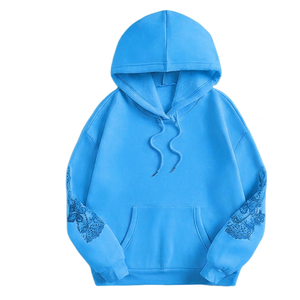 Sudadera con Capucha para Hombre de Alta Calidad, Lavado Ácido, Ecológica, con Cremallera, Oversize, 370g, de Gran Gramaje, Antiencogimiento, Antipilling, Antiarrugas - Product Image 4