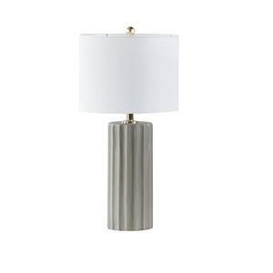 Lampada da Tavolo in Ceramica Scanalata - Product Image 6