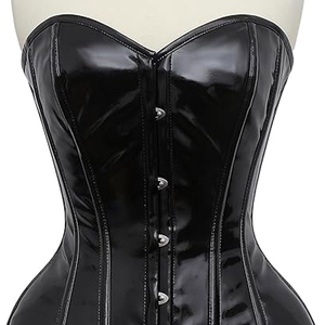 Corsé de Cuero Ecológico de Diseño Personalizado Más Vendido para Mujer, Faja Reductora sin Mangas al por Mayor, Hecho en Pakistán - Product Image 3