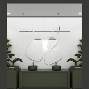 Solution de revêtement de sol en porcelaine à l'aspect poli 600x600mm, conçue pour rehausser la clarté de la texture lumineuse et l'équilibre des sols sophistiqués. - Product Image 1