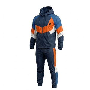 Ensemble coupe-vent léger pour homme, veste à fermeture éclair intégrale et pantalon assorti, idéal pour l'entraînement en plein air, les voyages, le fitness et le quotidien - Product Image 3