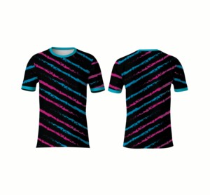 Quick Dry Sublimation 100% <b>Polyester</b> Jersey Short Sleeve <b>T</b>-<b>Shirt</b> 180 Grams Men's Modern Active Lifestyle Apparel - Product Image 1