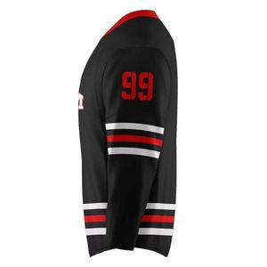 NOUVEAU 2026 Sweat à capuche de hockey sur glace en polaire d'hiver de haute qualité, avec broderie en twill et lacets, sur mesure - Product Image 4