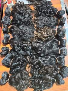 ผมอินเดียแท้ 100% แบบมัดเป็นช่อ ไม่ผ่านการแปรรูป แบบลอนธรรมชาติ สำหรับขายส่ง - Product Image 5