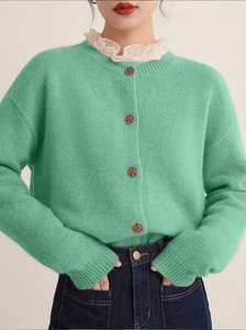 Women Cute Star <b>Cardigan</b> <b>Sweater</b> Long Sleeve Knit <b>Cardigan</b> Open Front <b>Sweater</b> <b>Cardigan</b> Knitwear - Product Image 5