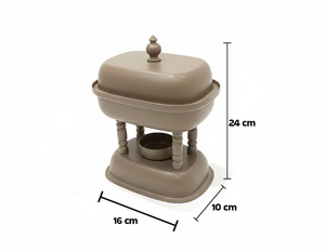 Elegant Frost Silver Stainless Steel Chafing Dish Stand Tealight Included Premium <b>Buffet</b> Food <b>Warmer</b> Eco-friendly Catering - Product Image 2