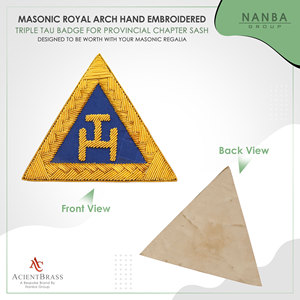 Handcrafted 100% Polyester Satin Eco-Friendly Customizable Embroidered Beads <b>Sew</b>-On Badges Personalized Logo NANBA GROUP NG-8001 - Product Image 3