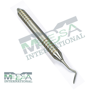 Kit d'extraction dentaire manuel parodontal atraumatique MEDESA DP4P-01, 4 periotomes en acier, certifié CE Classe I - Product Image 3