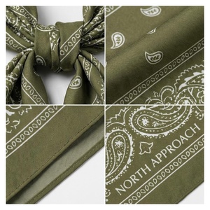 NORTH APPROACH Women's Square Silk Scarf Floral Print Elegant Multi-Functional Fashion Accessory All Seasons - Product Image 4