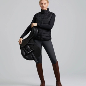 Stylish Womens Equestrian <b>Gilet</b> <b>Lightweight</b> Built Flexible Quick Dry Fabric Slim Modern Fit Breathable Lining Durable with OEM - Product Image 3