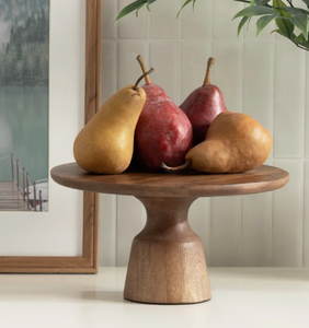 Nouvelle Arrivée : Présentoir à Gâteaux Rond en Bois Écologique Moderne avec Base Conique pour Buffets d'Hôtel et Traiteur - Product Image 1