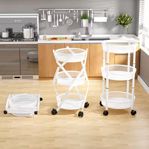 ชั้นวางของดีไซน์ทันสมัยสำหรับจัดเก็บของในบ้าน ตัวจัดระเบียบอเนกประสงค์สำหรับห้องครัวและพื้นที่ใช้สอย - Product Image 5