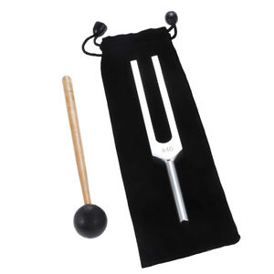 Diapasón de 128Hz con martillo de reflejos, terapia de sonido equilibrante, alivio del estrés y herramienta de masaje vibratorio en oferta - Product Image 1