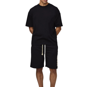 เสื้อยืดคอกลมแขนสั้นและกางเกงขาสั้นคุณภาพสูงแบบสั่งทำพิเศษสำหรับผู้ชายและผู้หญิง - Product Image 1