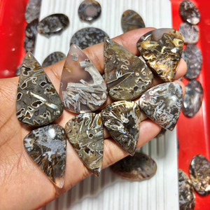 Ágata en Barra de Calidad Superior Exclusiva, Gema Suelta Hecha a Mano, Cabujón de Ágata en Barra Pulido y Liso para Fabricación de Joyas - Product Image 2