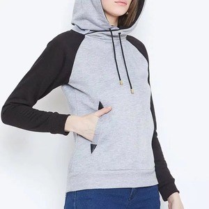เสื้อฮู้ดดี้ผู้หญิงราคาส่ง สีพื้น เสื้อครอปแฟชั่นลำลอง เสื้อฮู้ดดี้แขนยาวผู้หญิงลำลอง - Product Image 4