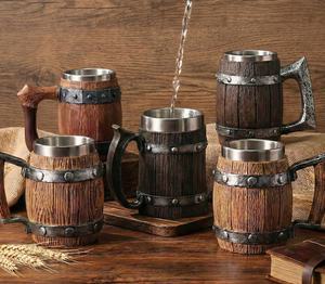 Rustic Wooden Coffee Mug <b>Reusable</b> Wood Beverage <b>Cup</b> - Product Image 6