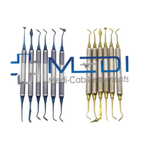 Ensemble de sondes d'exploration dentaire de haute précision, double extrémité, en acier inoxydable, par Medicab Surgical Instruments - Product Image 2