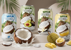 Leche de Coco 100% Vegetal Premium OEM/ODM, Lata Esterilizada de 330 ml, Venta al por Mayor, Bebida Vegana Original Sin Lácteos de Alta Calidad - Product Image 2